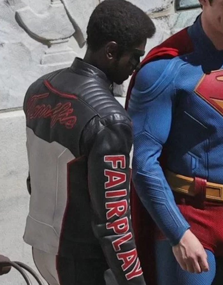 Superman 2025 Edi Gathegi Leather Jacket NYC Jackets