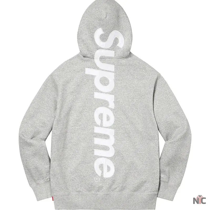 Supreme Satin Applique Hooded Sweatshirt NYC Jackets