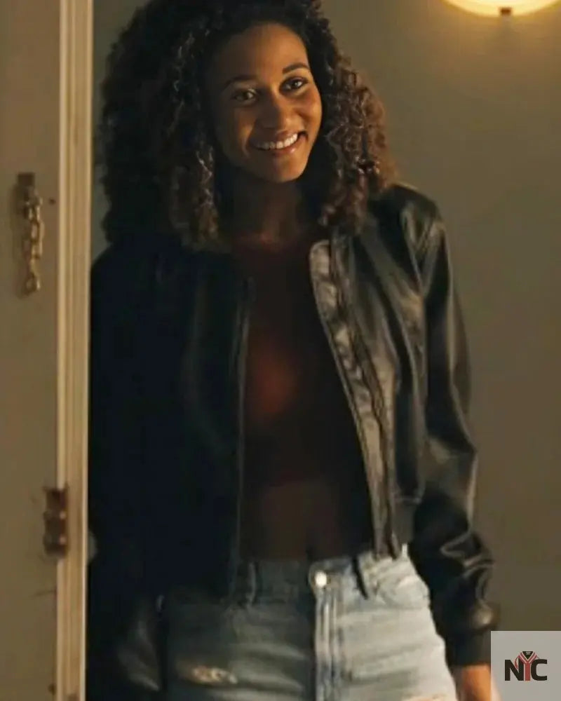 Sydney Shandon Sullivan’s Crossing Black Leather Jacket NYC Jackets