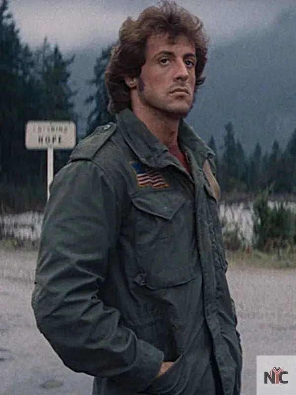 Sylvester Stallone First Blood Green Jacket NYC Jackets