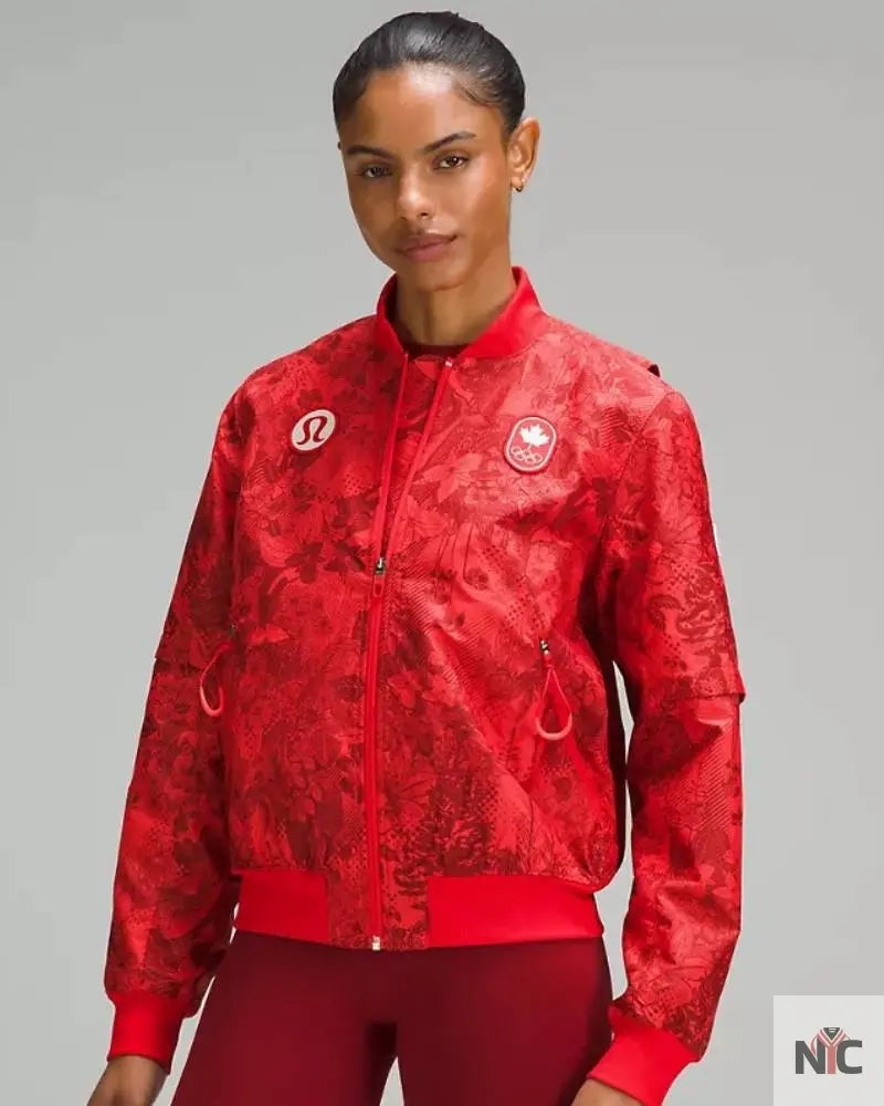 Team Canada Women’s Vented Jacquard Jacket NYC Jackets