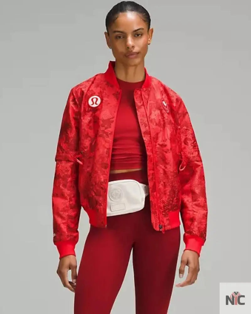 Team Canada Women’s Vented Jacquard Jacket NYC Jackets