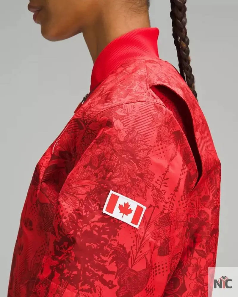Team Canada Women’s Vented Jacquard Jacket NYC Jackets