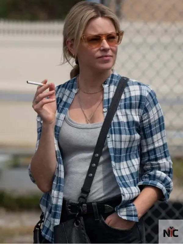The Better Sister Elizabeth Banks Plaid Shirt NYC Jackets