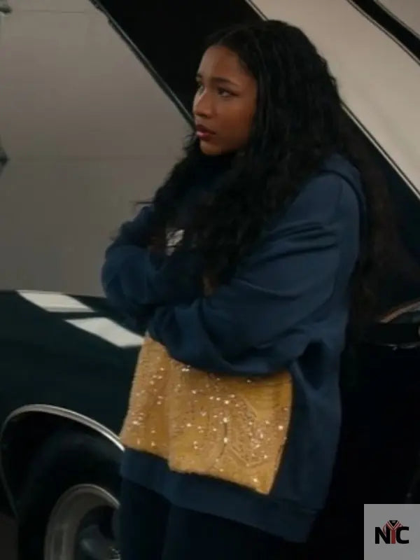 The Equalizer S5 Laya DeLeon Hayes Color Blocked Hoodie NYC Jackets