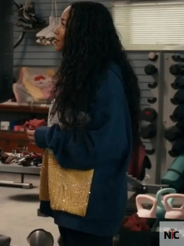 The Equalizer S5 Laya DeLeon Hayes Color Blocked Hoodie NYC Jackets