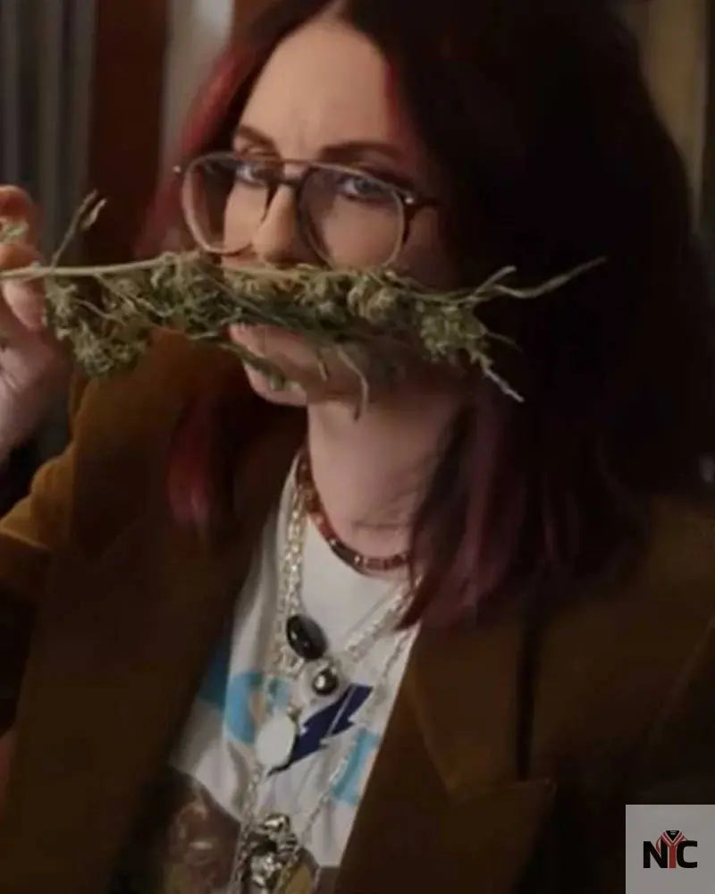 The Fabulous Four 2024 Megan Mullally Brown Blazer NYC Jackets