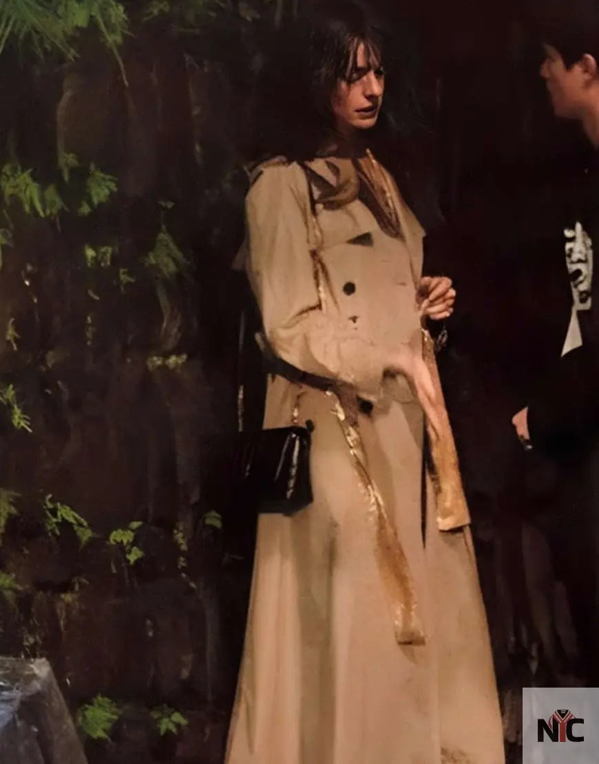 The Idea Of You 2024 Anne Hathaway Trench Coat NYC Jackets