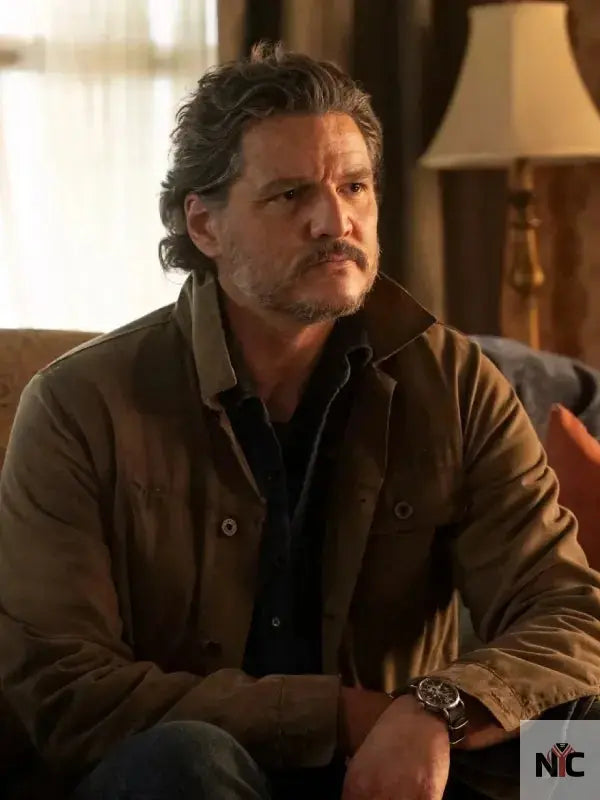 The Last of Us S02 Pedro Pascal Brown Cotton Jacket NYC Jackets
