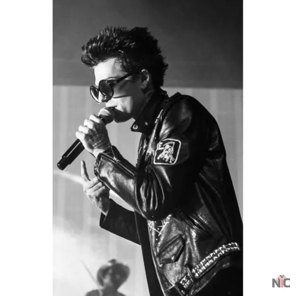 The Neighbourhood Bad Luck Jesse Rutherford Leather Jacket NYC Jackets