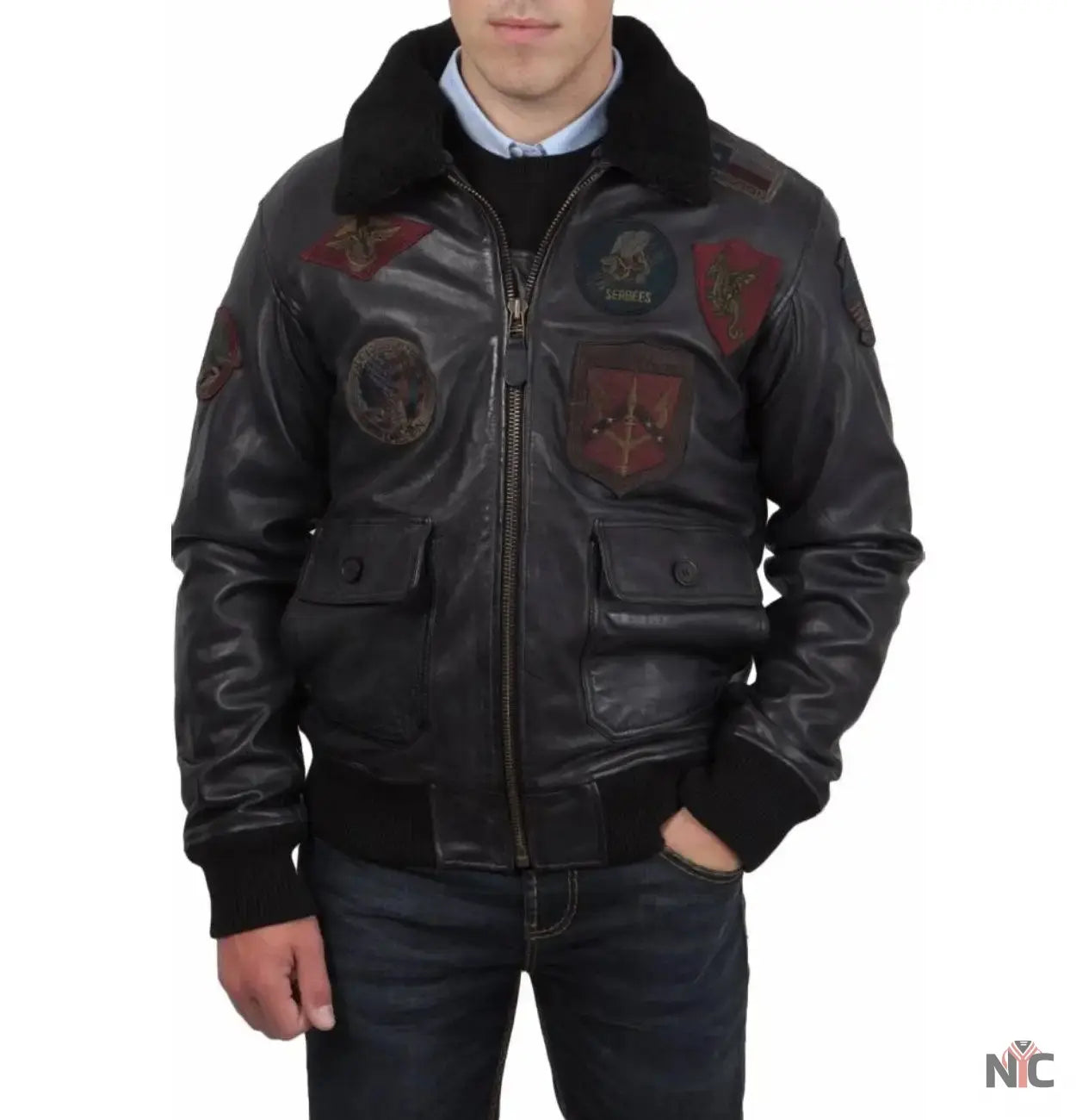 The Official Top Gun Leather Jacket NYC Jackets
