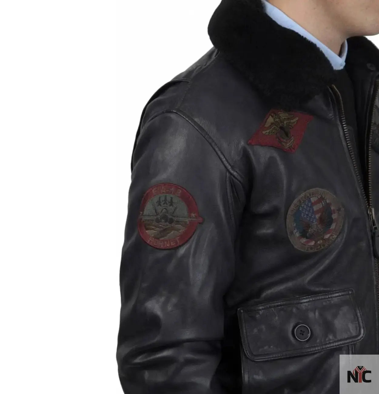 The Official Top Gun Leather Jacket NYC Jackets