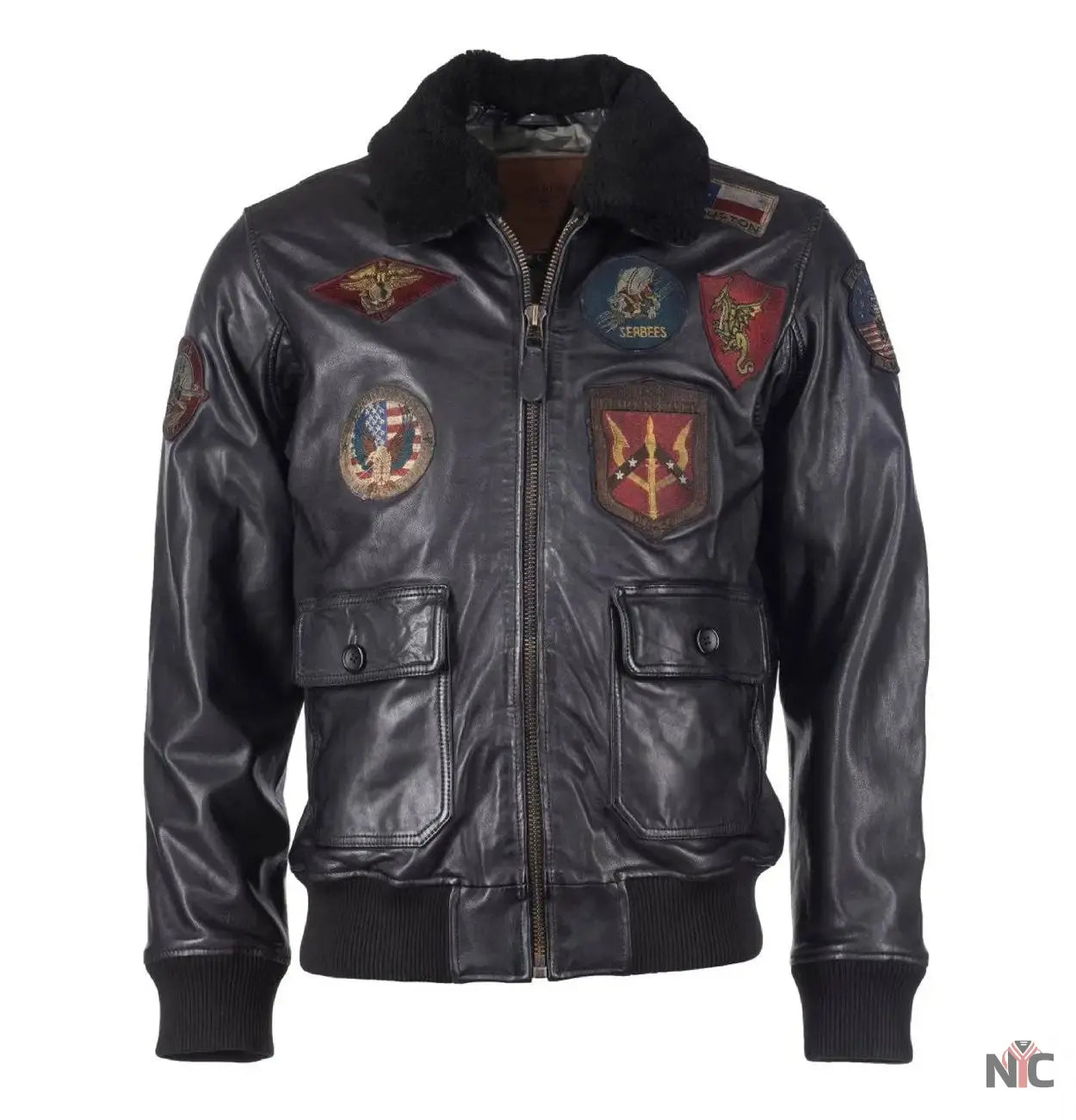 The Official Top Gun Leather Jacket NYC Jackets