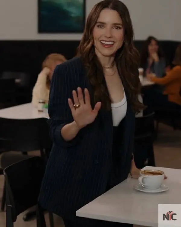 The Stranger in My Home Sophia Bush Striped Blazer NYC Jackets