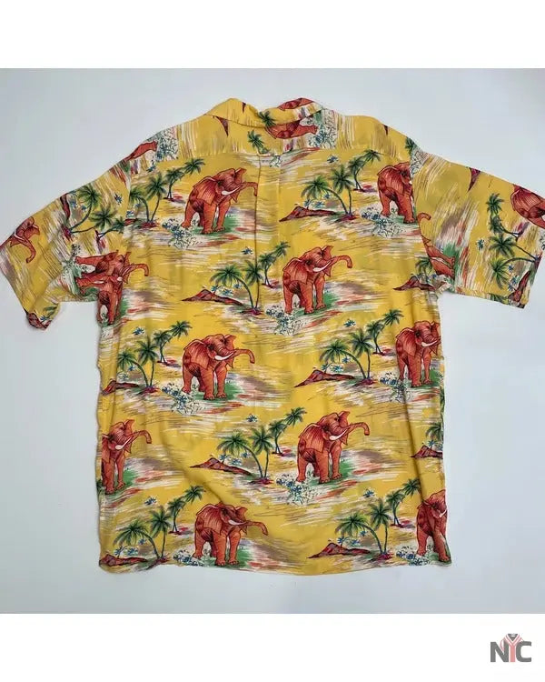 The White Lotus S03 Walton Goggins Elephants Print Shirt NYC Jackets
