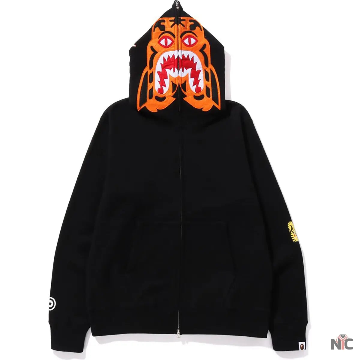 Tiger Full Zip Hoodie Mens NYC Jackets