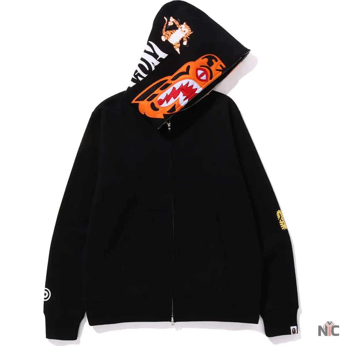 Tiger Full Zip Hoodie Mens NYC Jackets