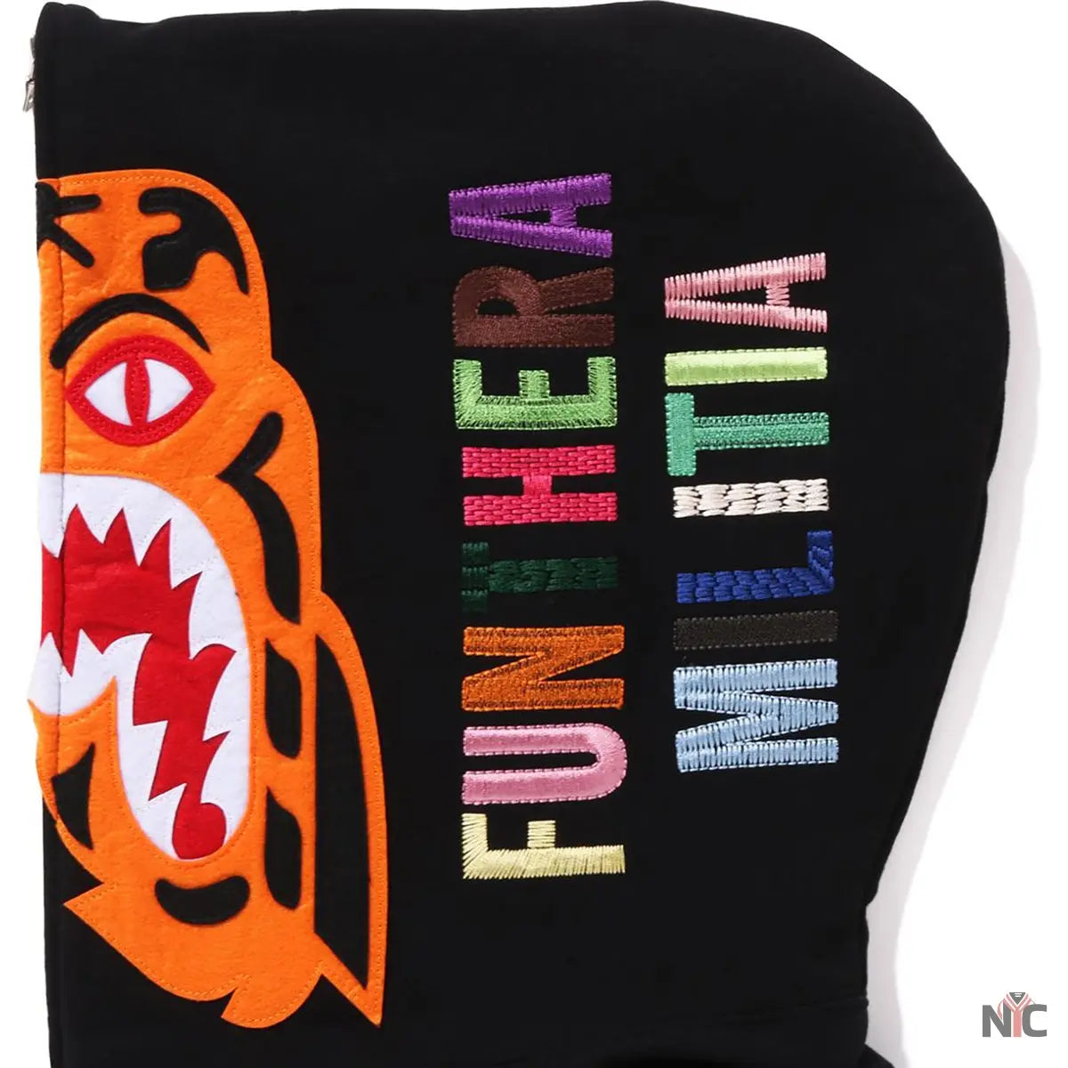 Tiger Full Zip Hoodie Mens NYC Jackets