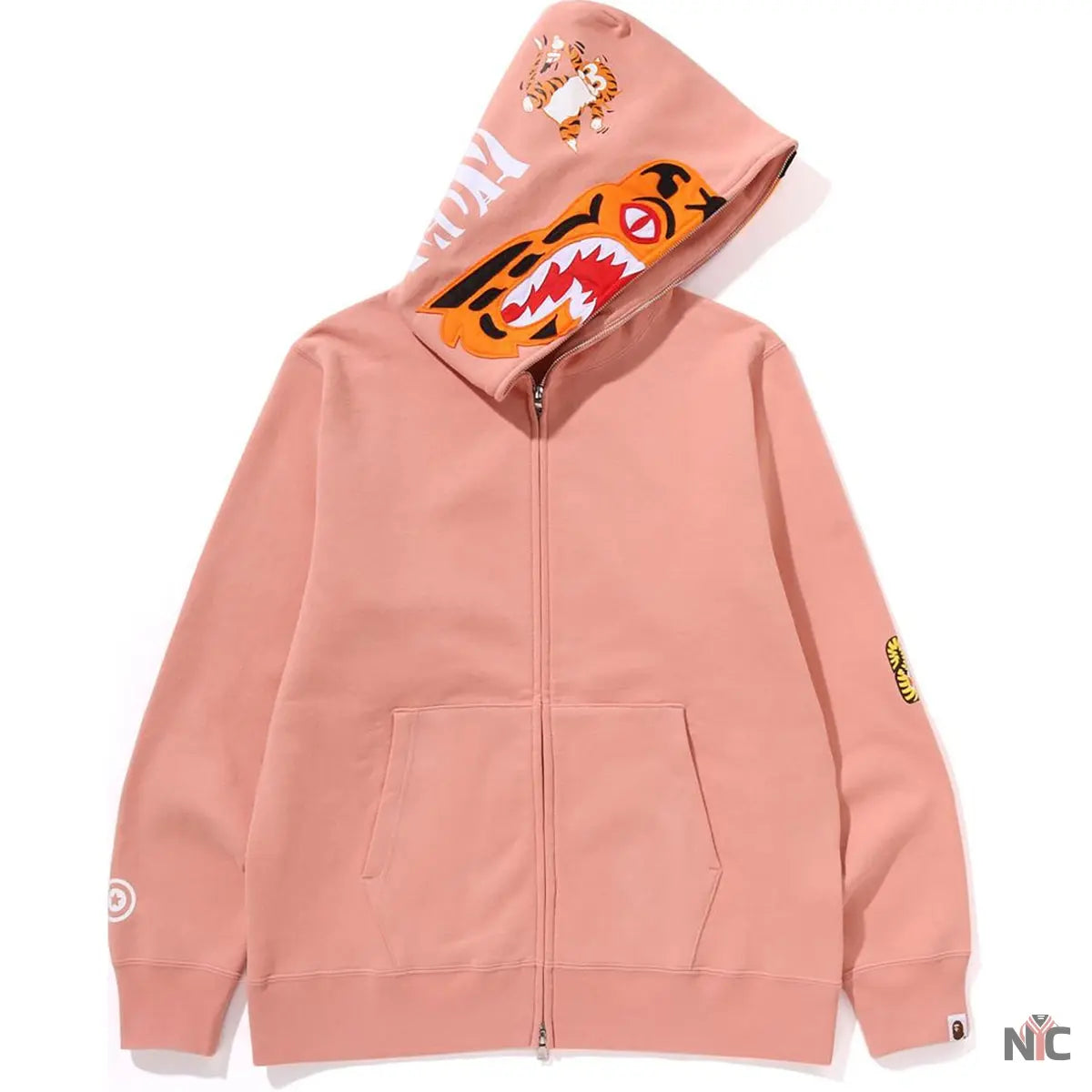 Tiger Full Zip Hoodie Mens NYC Jackets