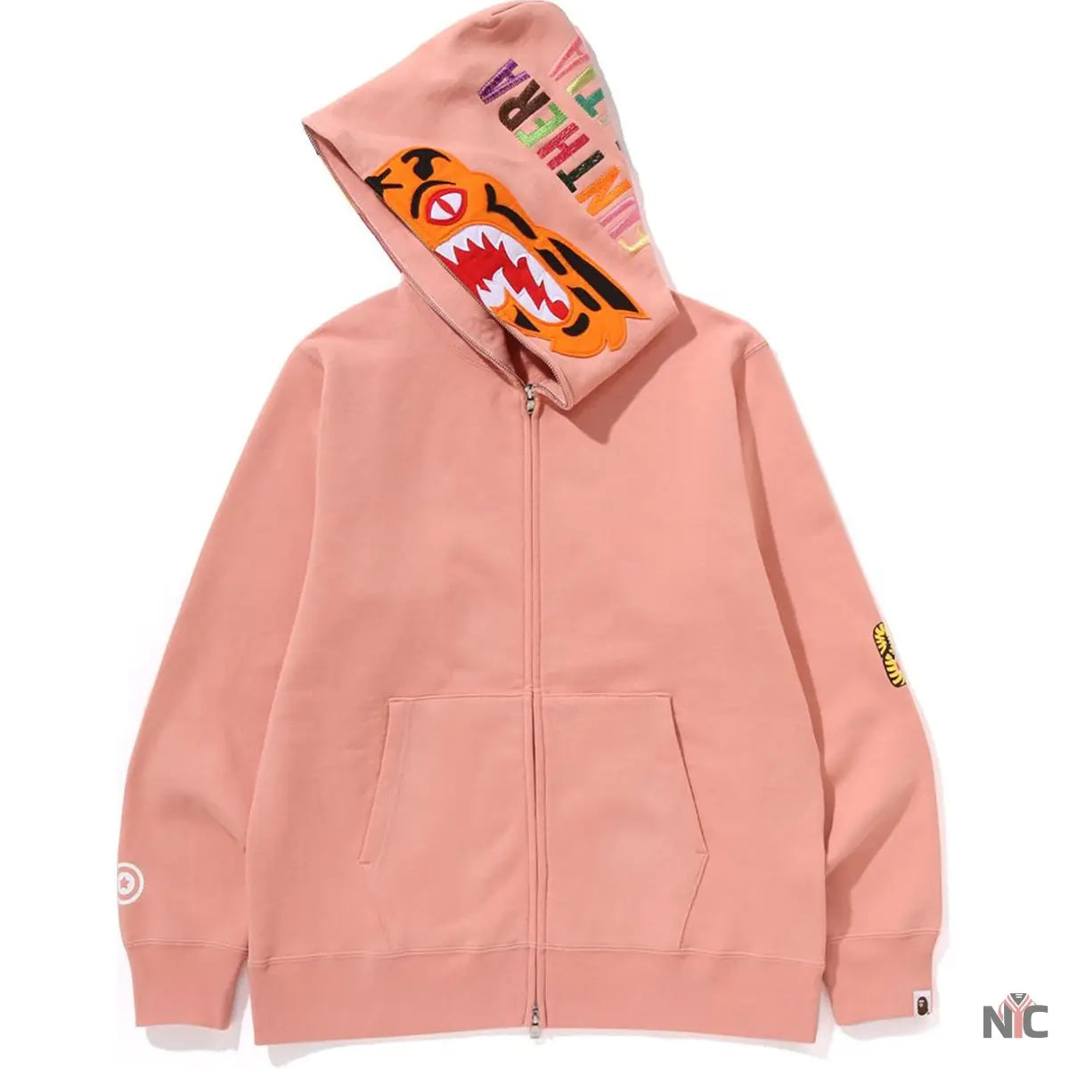 Tiger Full Zip Hoodie Mens NYC Jackets
