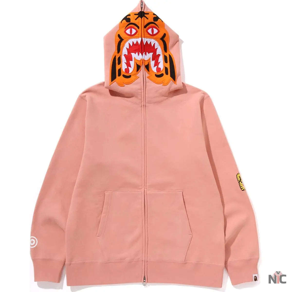 Tiger Full Zip Hoodie Mens NYC Jackets
