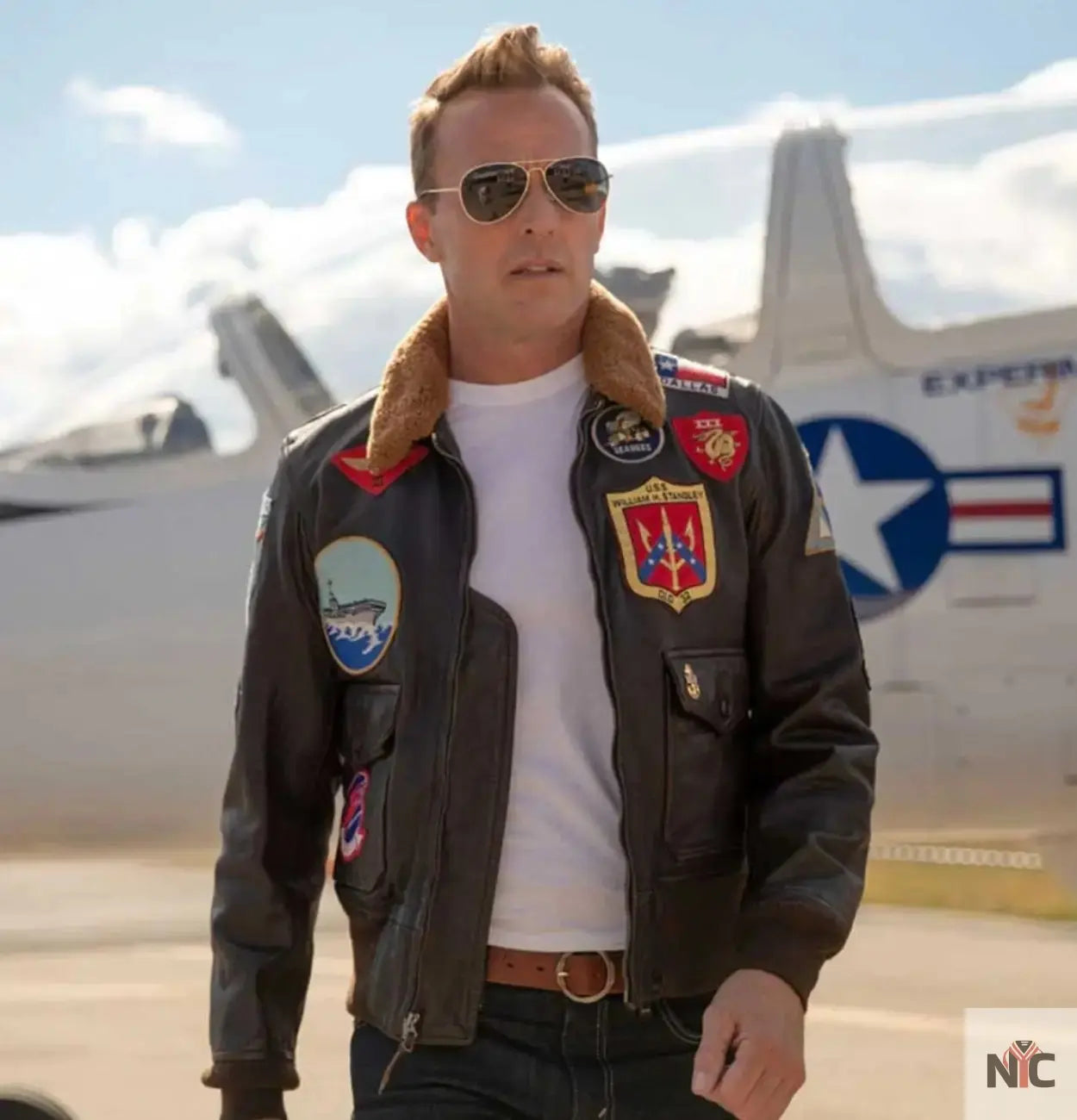 Top Gun-2 Leather Flight Jacket NYC Jackets