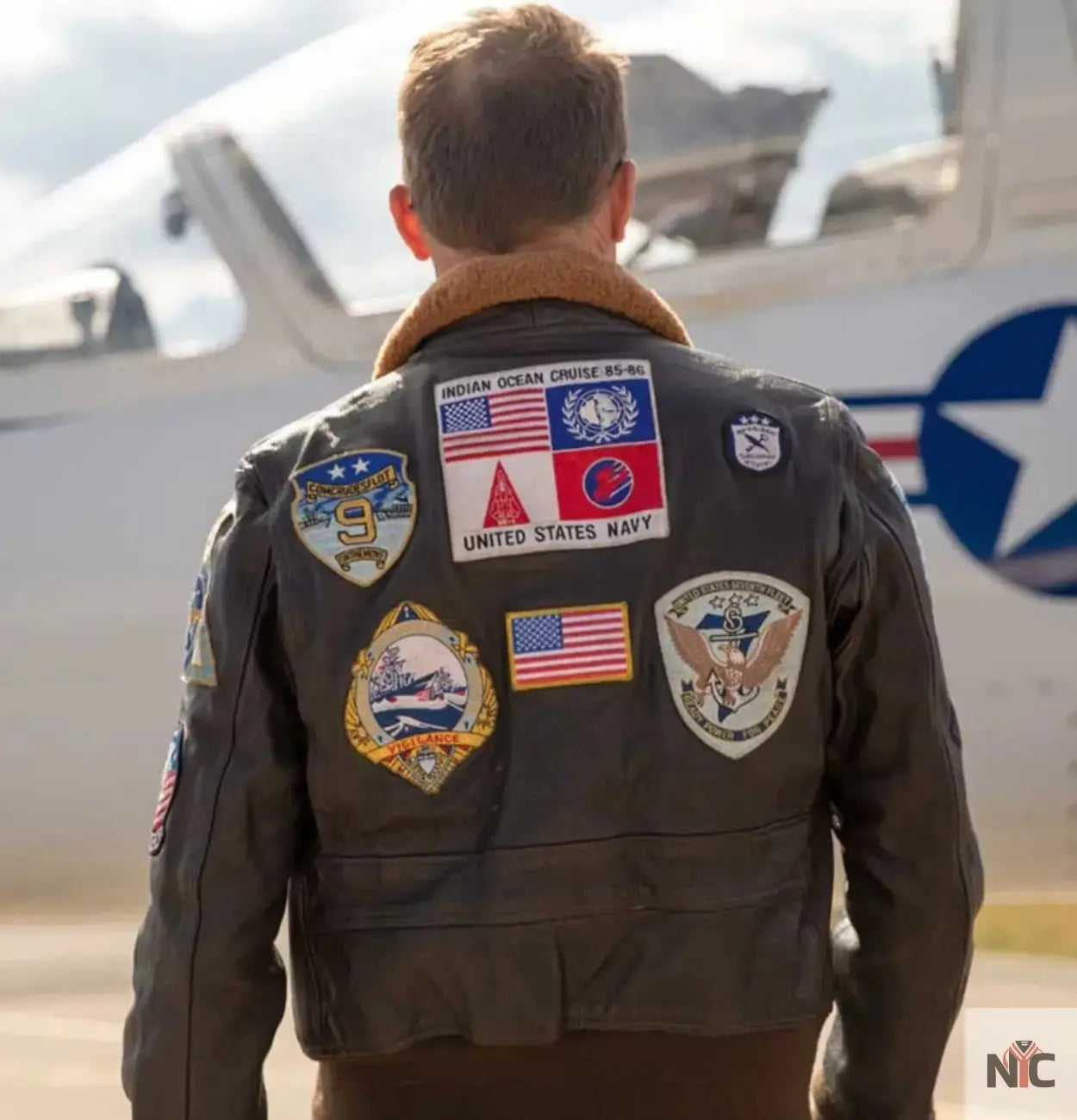 Top Gun-2 Leather Flight Jacket NYC Jackets