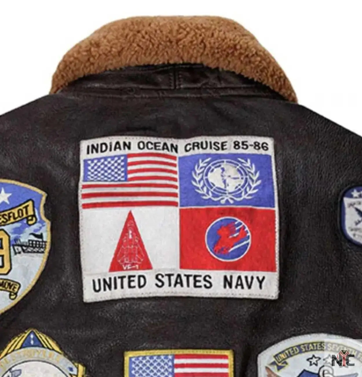 Top Gun-2 Leather Flight Jacket NYC Jackets