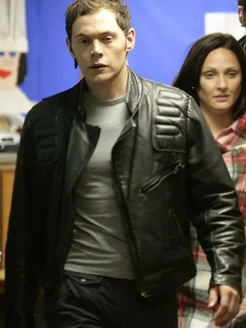 Torchwood S02 Burn Gorman Leather Jacket NYC Jackets
