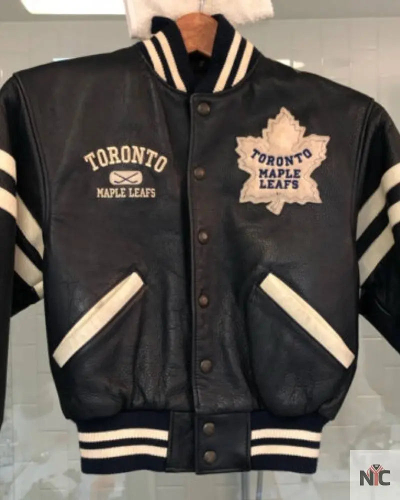 Toronto Maple Leafs Hockey Leather Jacket NYC Jackets