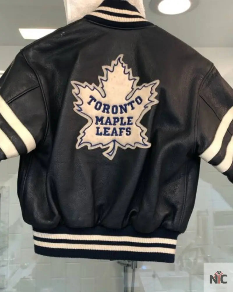 Toronto Maple Leafs Hockey Leather Jacket NYC Jackets