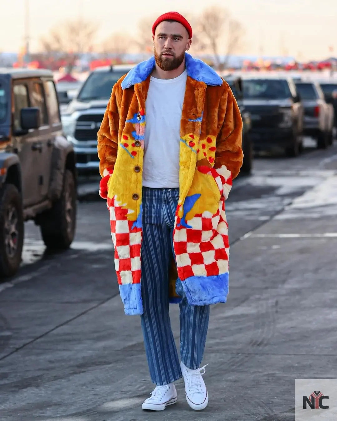 Travis Kelce Coat NYC Jackets