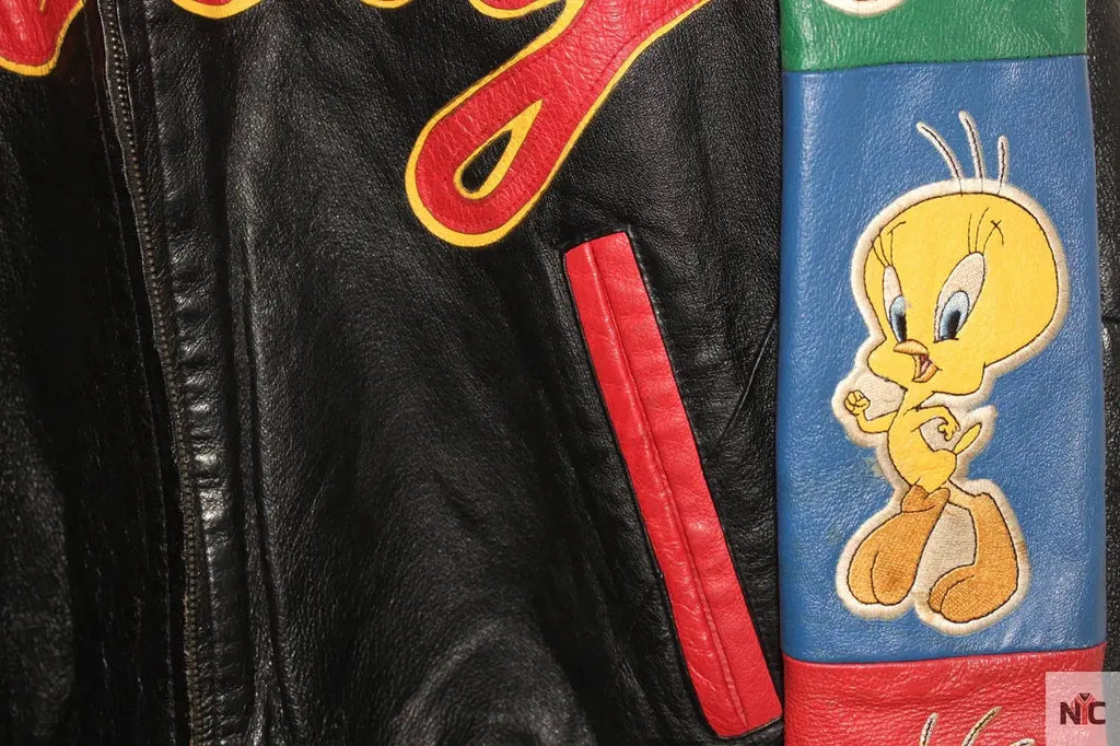 Tweety Bird Looney Tunes Leather Jacket NYC Jackets
