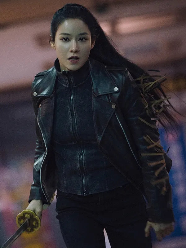 Twelve S01 Lee Joo-bin Black Biker Jacket NYC Jackets
