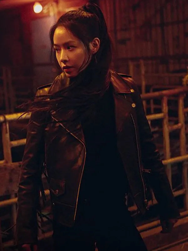 Twelve S01 Lee Joo-bin Black Biker Jacket NYC Jackets
