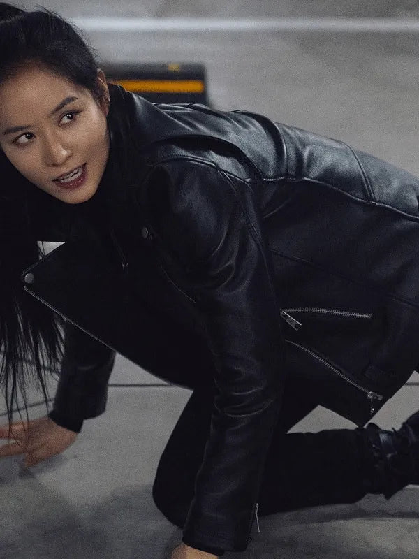 Twelve S01 Lee Joo-bin Black Biker Jacket NYC Jackets