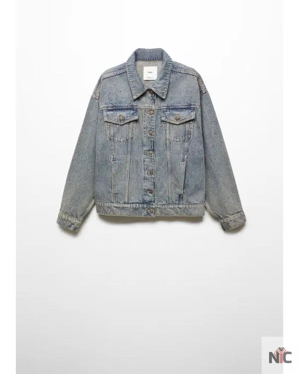 Under a Dark Sun S01 Ava Baya Blue Wash Denim Jacket NYC Jackets