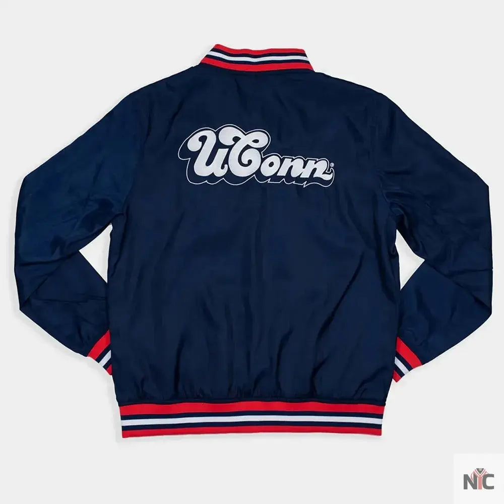 University of Connecticut Script Bomber Jacket NYC Jackets