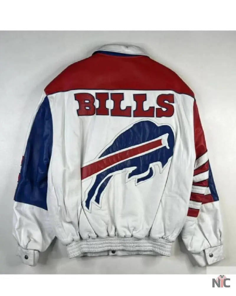 Vintage Buffalo Bills Jeff Hamilton Leather Jacket NYC Jackets