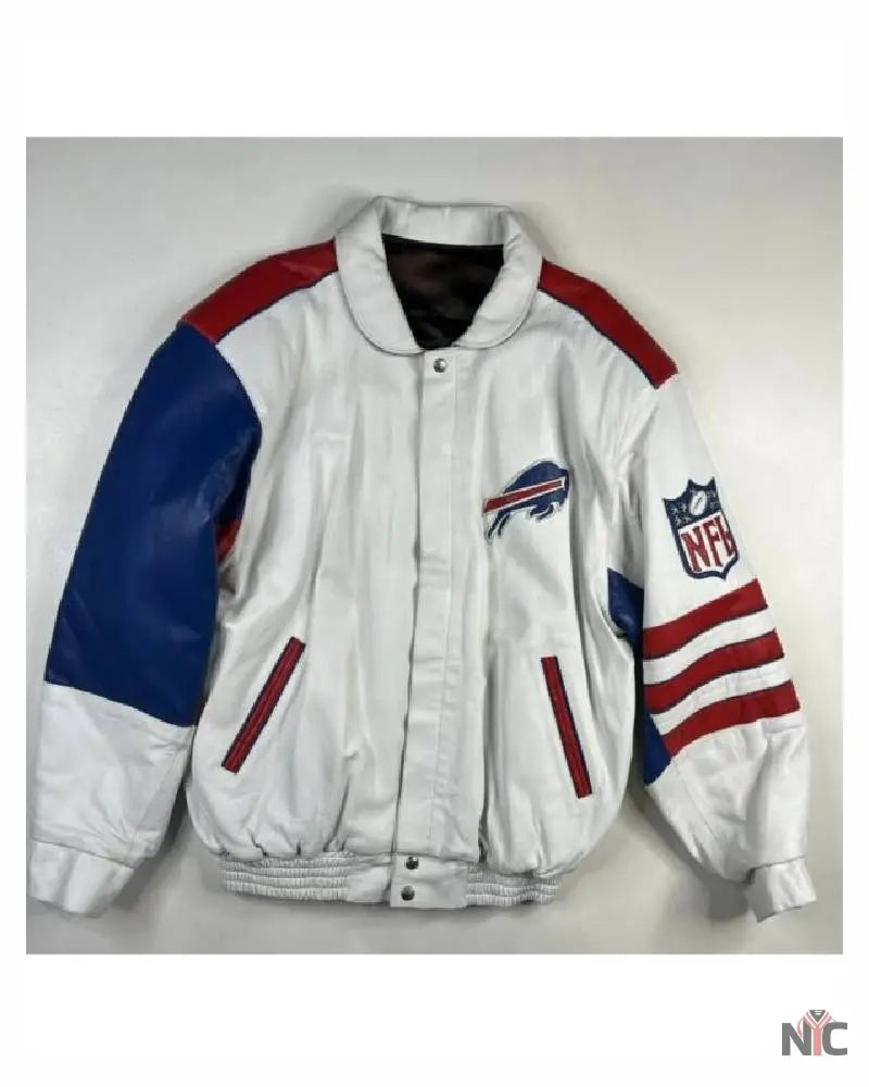 Vintage Buffalo Bills Jeff Hamilton Leather Jacket NYC Jackets