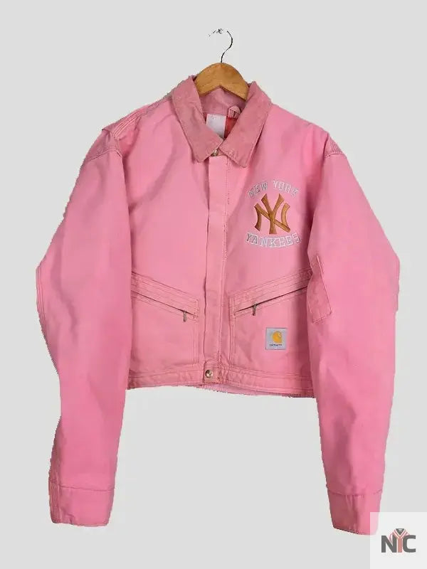 Vintage Carhartt X NY Yankees Crop Jacket NYC Jackets