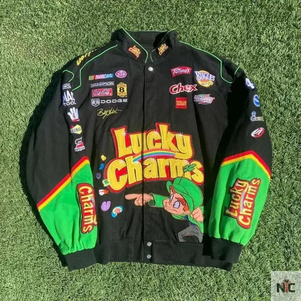 Vintage Lucky Charms Nascar Jacket NYC Jackets