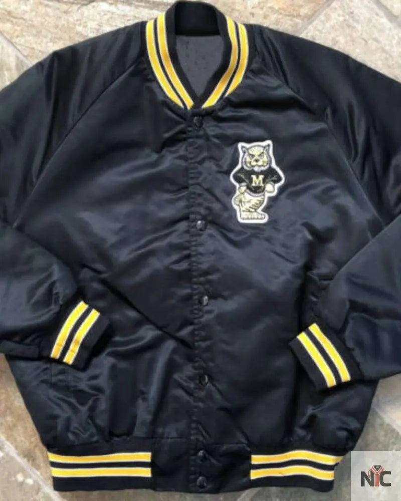 Vintage Missouri Tigers Chalk Line Satin Jacket NYC Jackets