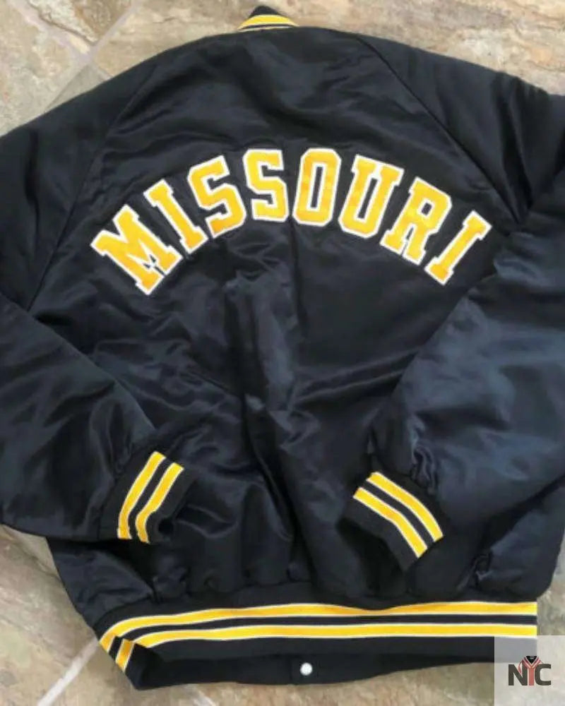 Vintage Missouri Tigers Chalk Line Satin Jacket NYC Jackets