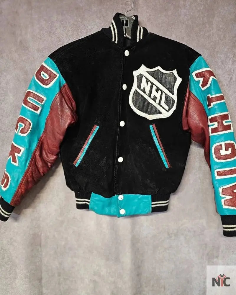 Vintage Nhl Anaheim Mighty Ducks Nhl Varsity Jacket NYC Jackets