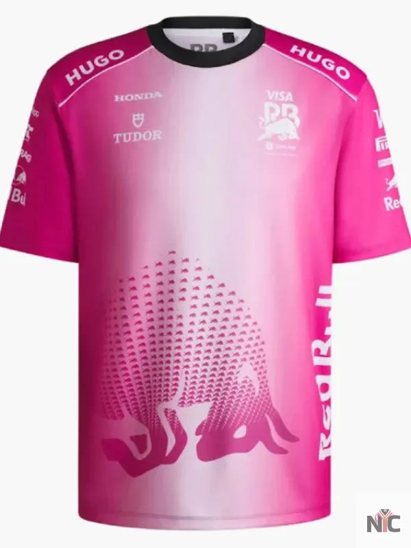Visa Cash App RB 2025 Grand Prix Miami Pink T-Shirt NYC Jackets