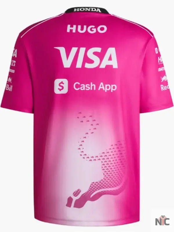 Visa Cash App RB 2025 Grand Prix Miami Pink T-Shirt NYC Jackets