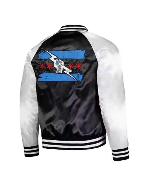 WWE CM Punk Black Bomber Jacket NYC Jackets