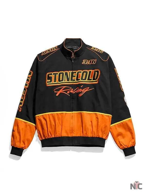 WWE Stone Cold Lightweight Racing Jacket NYC Jackets