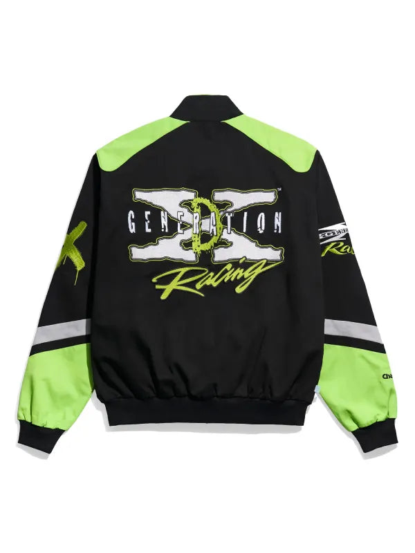 WWE DX Generation Racing Black Bomber Jacket NYC Jackets